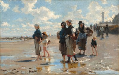 Auf dem Weg zum Fischen von John Singer Sargent